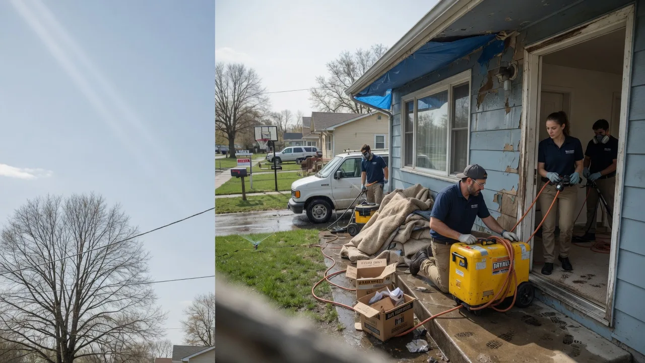Basement Flood Cleanup in Hallettsville, TX near me